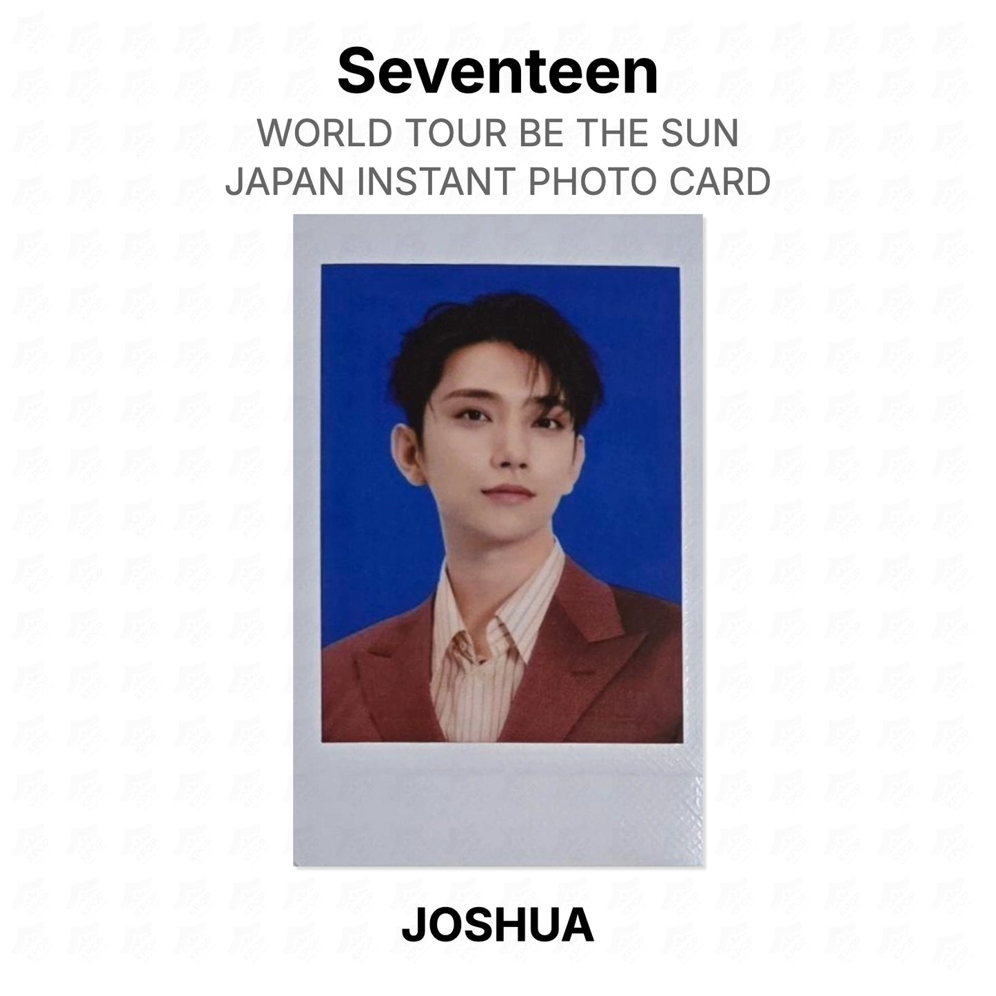 Seventeen WORLD TOUR BE THE SUN - JAPAN INSTANT PHOTO CARD Official Photocard