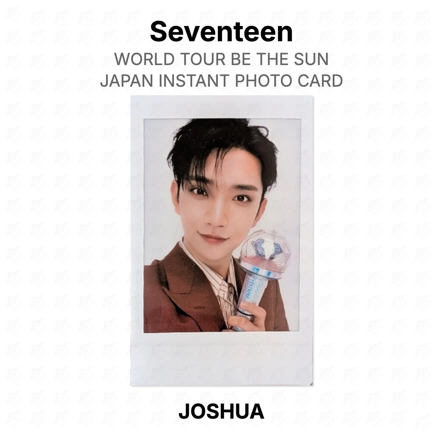 Seventeen WORLD TOUR BE THE SUN - JAPAN INSTANT PHOTO CARD Official Photocard