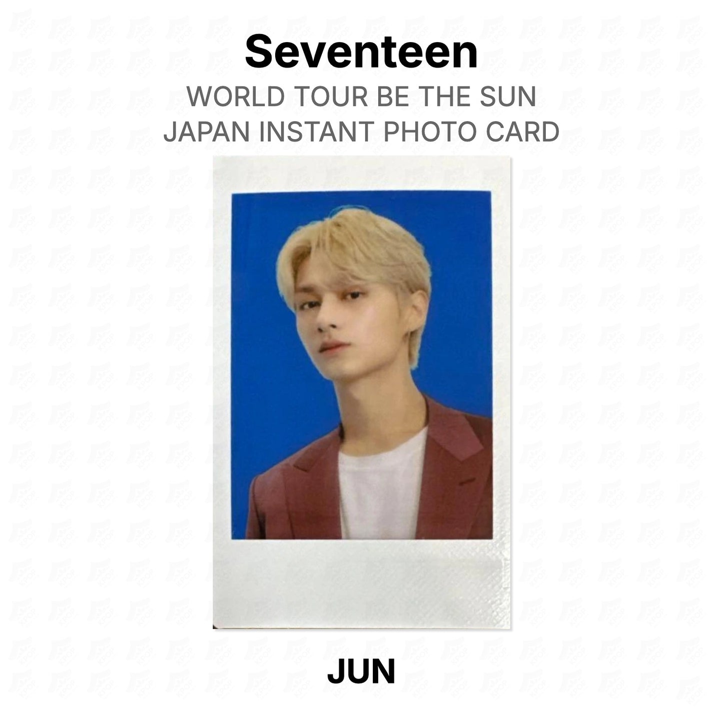Seventeen WORLD TOUR BE THE SUN - JAPAN INSTANT PHOTO CARD Official Photocard