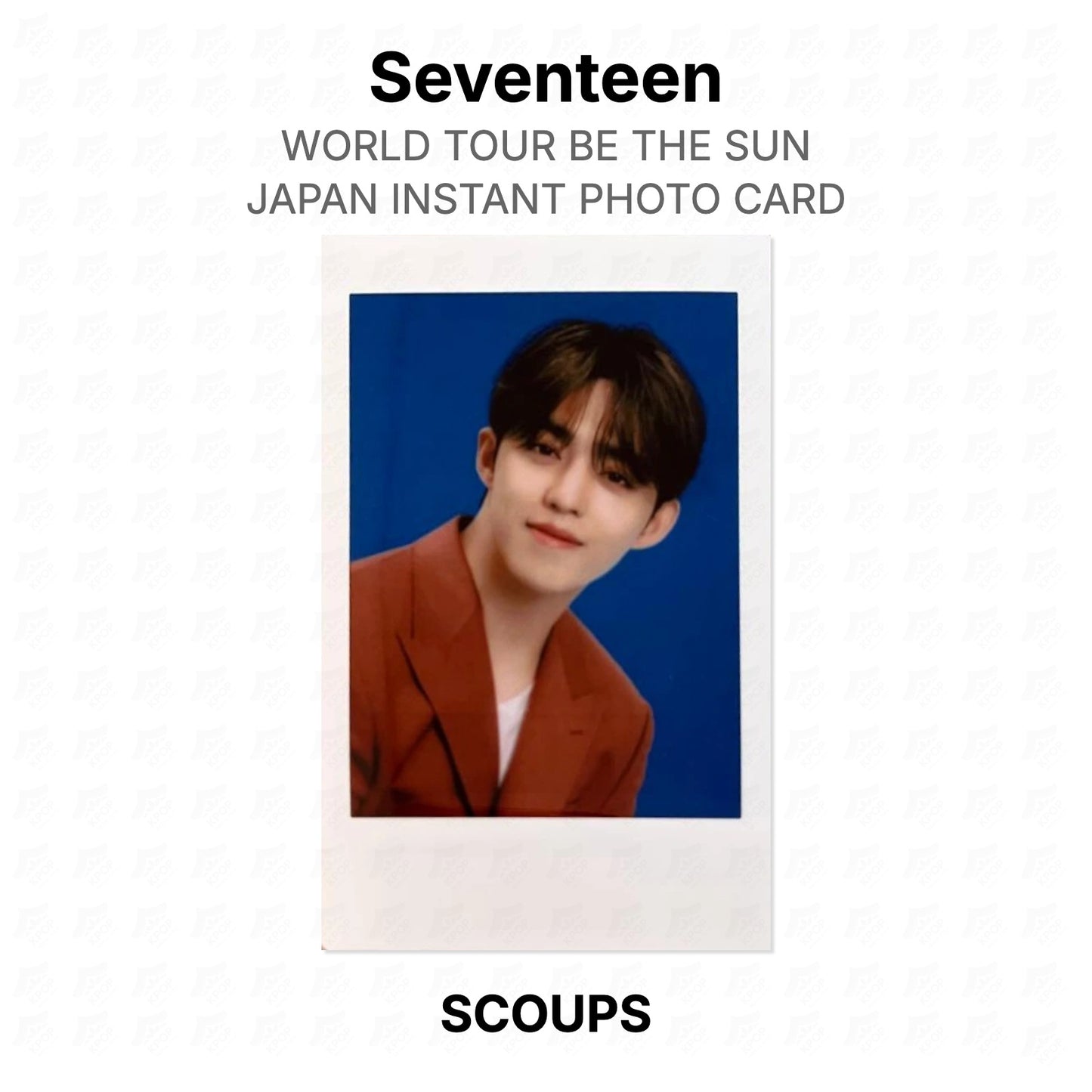 Seventeen WORLD TOUR BE THE SUN - JAPAN INSTANT PHOTO CARD Official Photocard