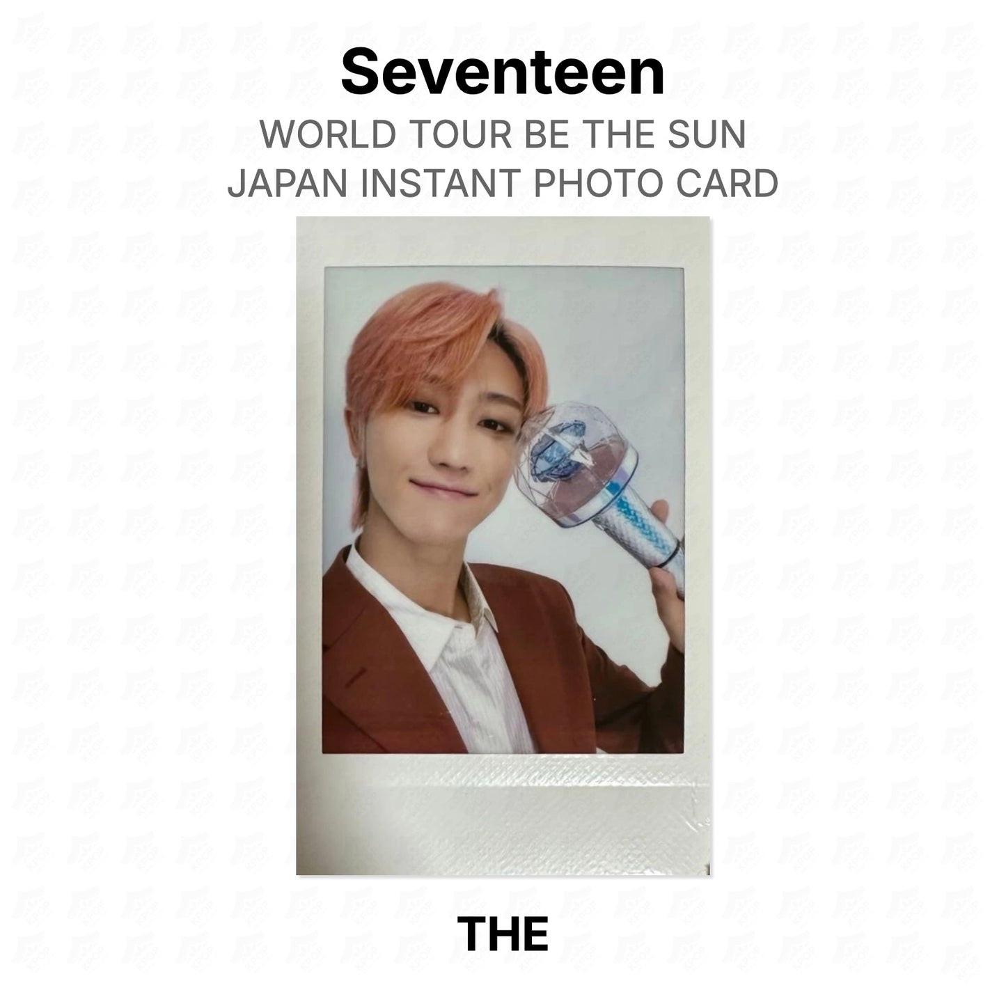 Seventeen WORLD TOUR BE THE SUN - JAPAN INSTANT PHOTO CARD Official Photocard