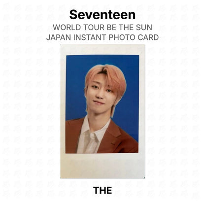 Seventeen WORLD TOUR BE THE SUN - JAPAN INSTANT PHOTO CARD Official Photocard