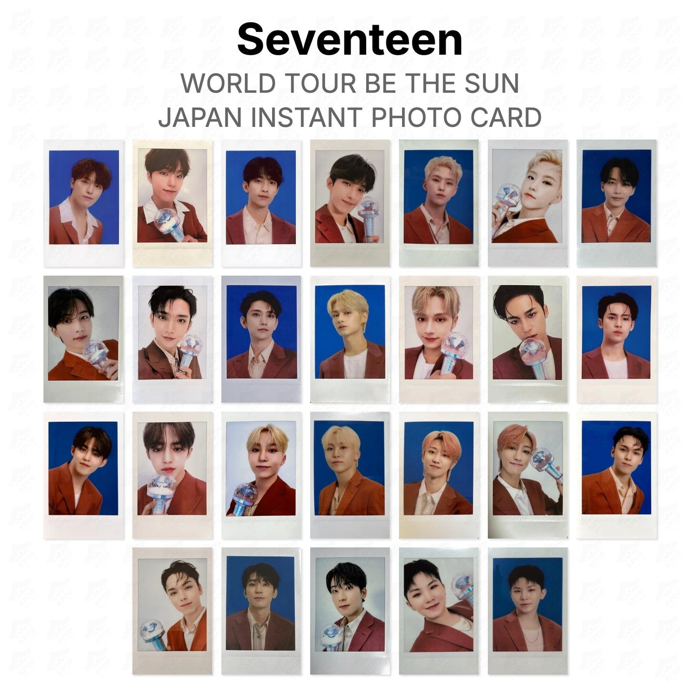 Seventeen WORLD TOUR BE THE SUN - JAPAN INSTANT PHOTO CARD Official Photocard
