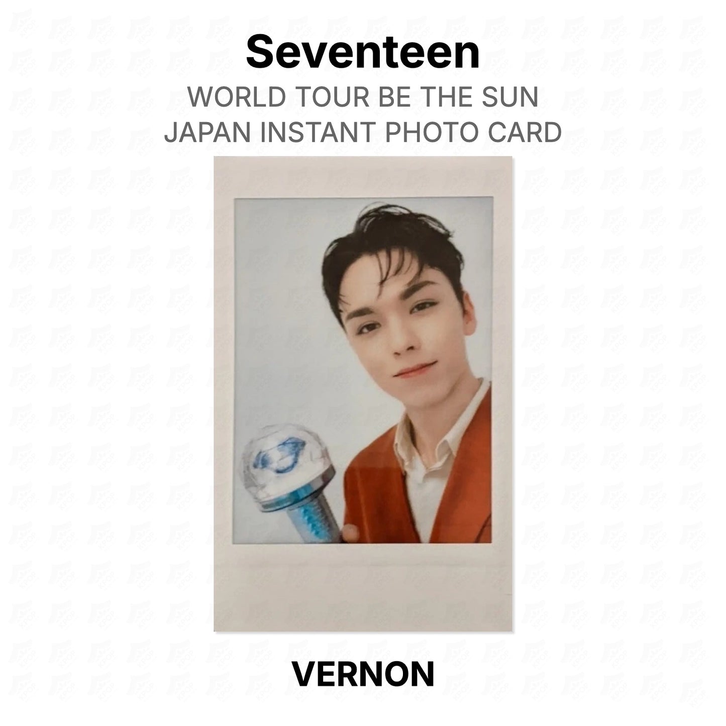 Seventeen WORLD TOUR BE THE SUN - JAPAN INSTANT PHOTO CARD Official Photocard