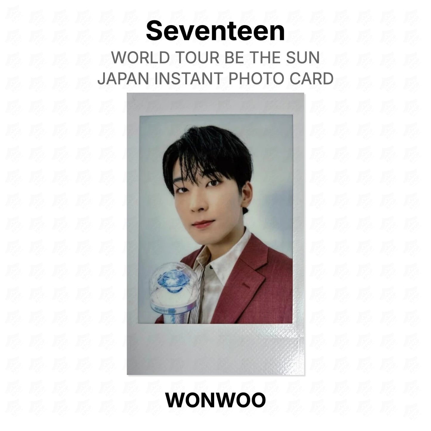 Seventeen WORLD TOUR BE THE SUN - JAPAN INSTANT PHOTO CARD Official Photocard