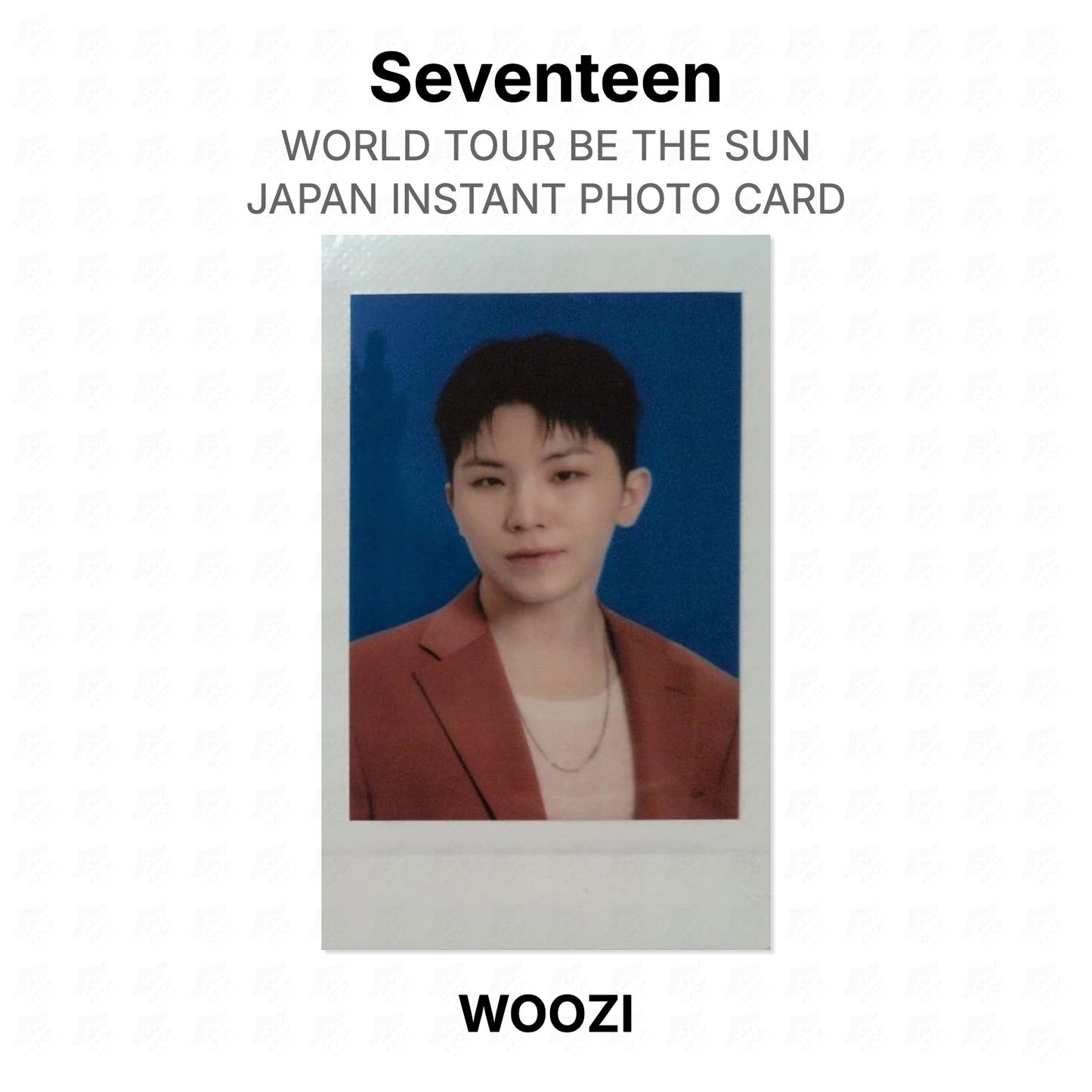 Seventeen WORLD TOUR BE THE SUN - JAPAN INSTANT PHOTO CARD Official Photocard