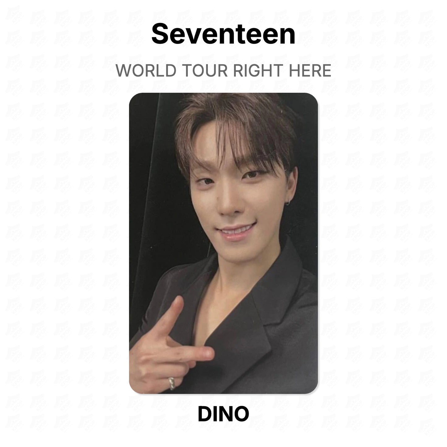 Seventeen WORLD TOUR RIGHT HERE photocard oficial