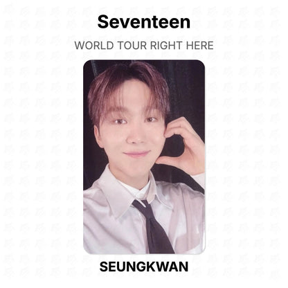 Seventeen WORLD TOUR RIGHT HERE photocard oficial