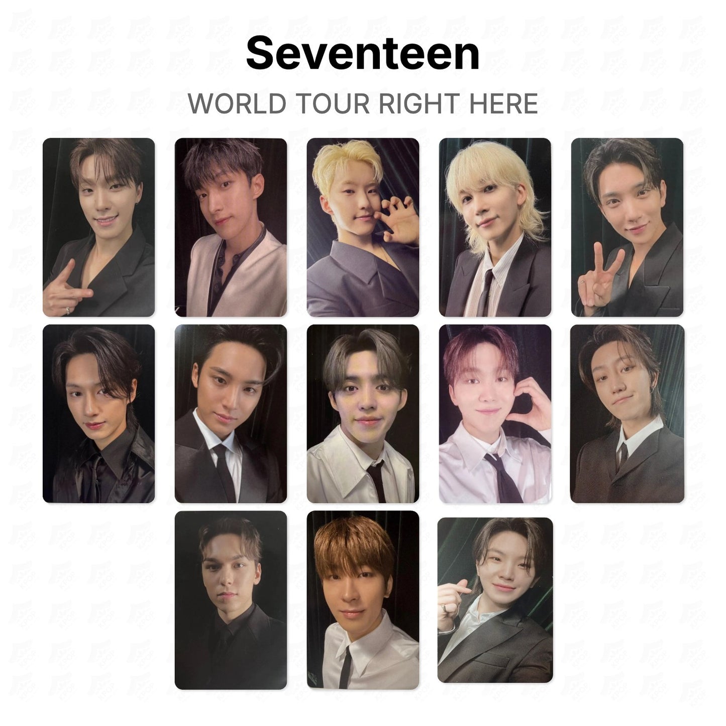Seventeen WORLD TOUR RIGHT HERE photocard oficial