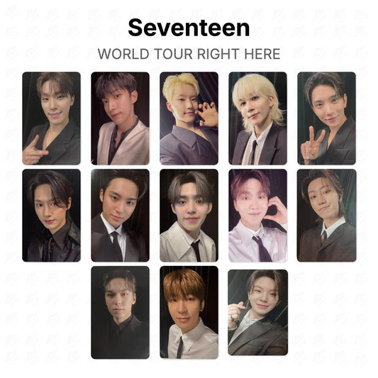 Seventeen WORLD TOUR RIGHT HERE Official Photocard