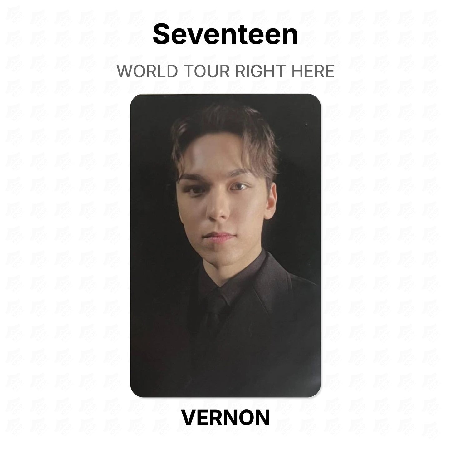 Seventeen WORLD TOUR RIGHT HERE photocard oficial