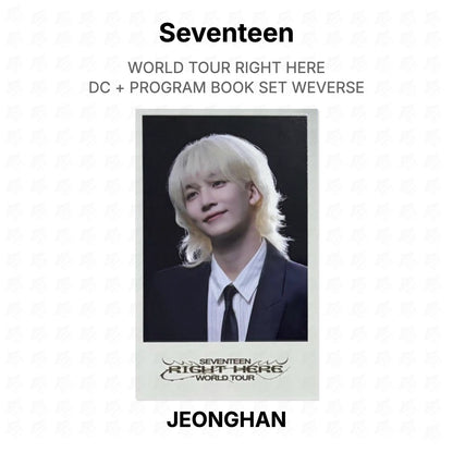 Seventeen WORLD TOUR RIGHT HERE DC + PROGRAM BOOK SET WEVERSE Official Photocard
