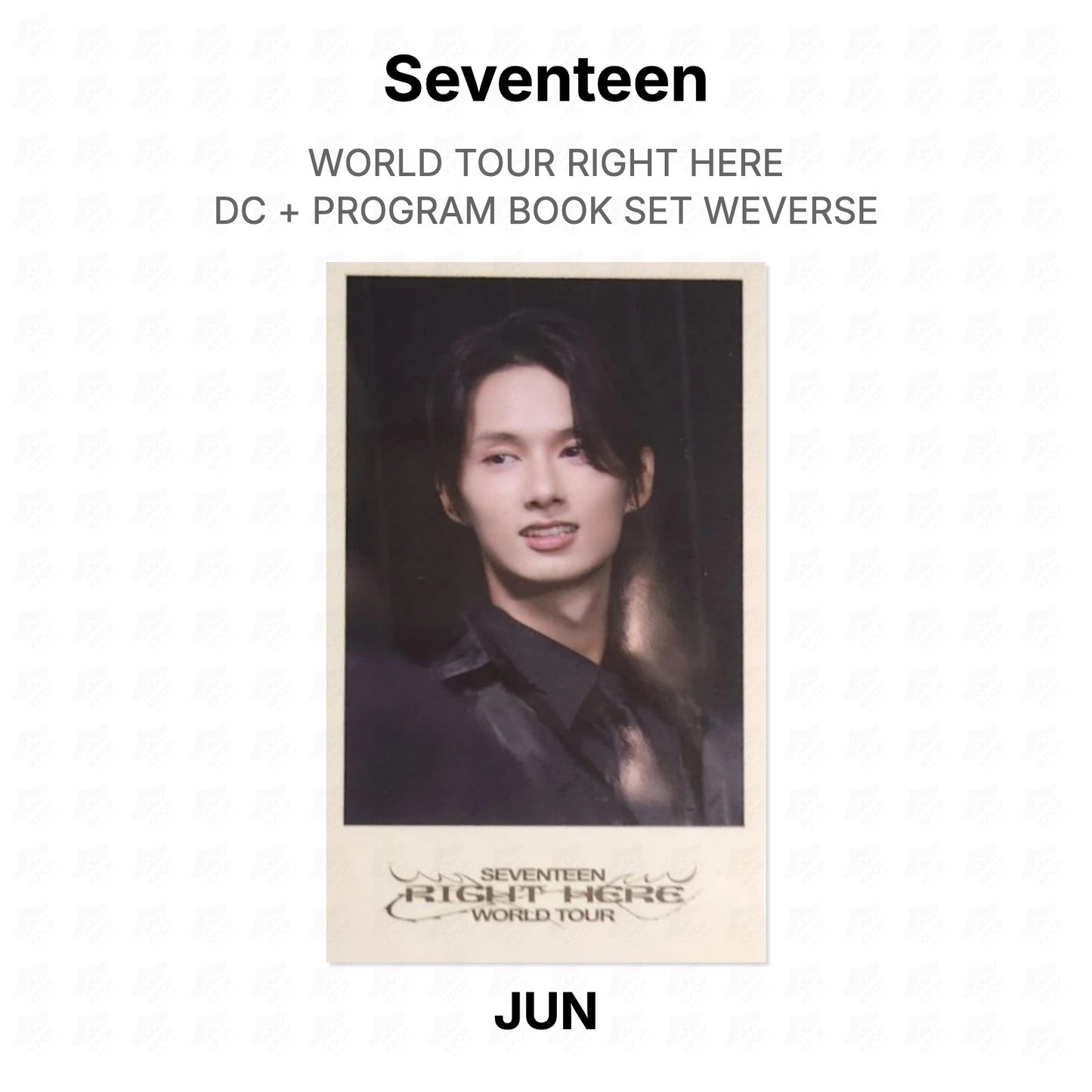 Seventeen WORLD TOUR RIGHT HERE DC + PROGRAM BOOK SET WEVERSE Official Photocard