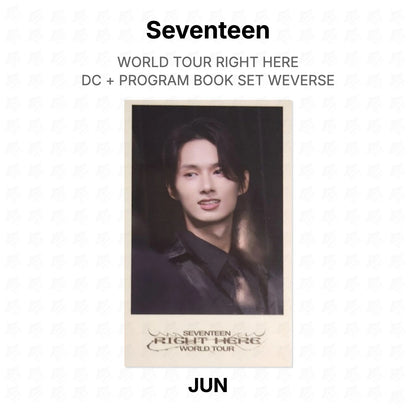 Seventeen WORLD TOUR RIGHT HERE DC + PROGRAM BOOK SET WEVERSE Official Photocard