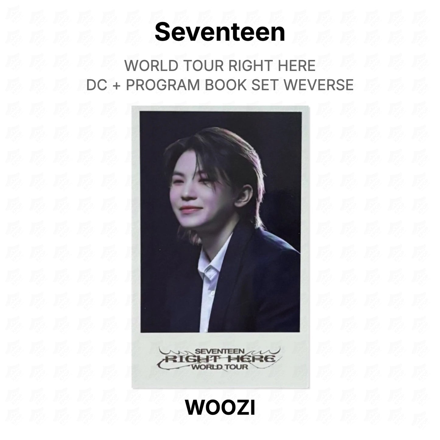 Seventeen WORLD TOUR RIGHT HERE DC + PROGRAM BOOK SET WEVERSE Official Photocard