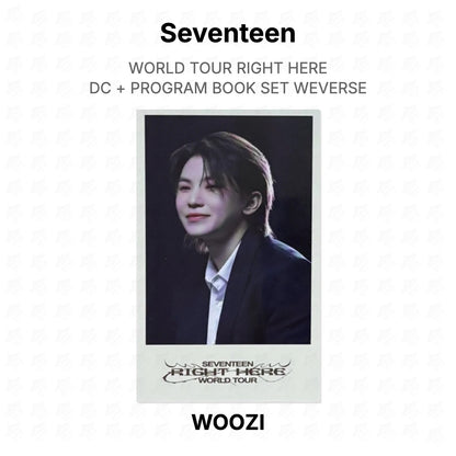 Seventeen WORLD TOUR RIGHT HERE DC + PROGRAM BOOK SET WEVERSE Official Photocard