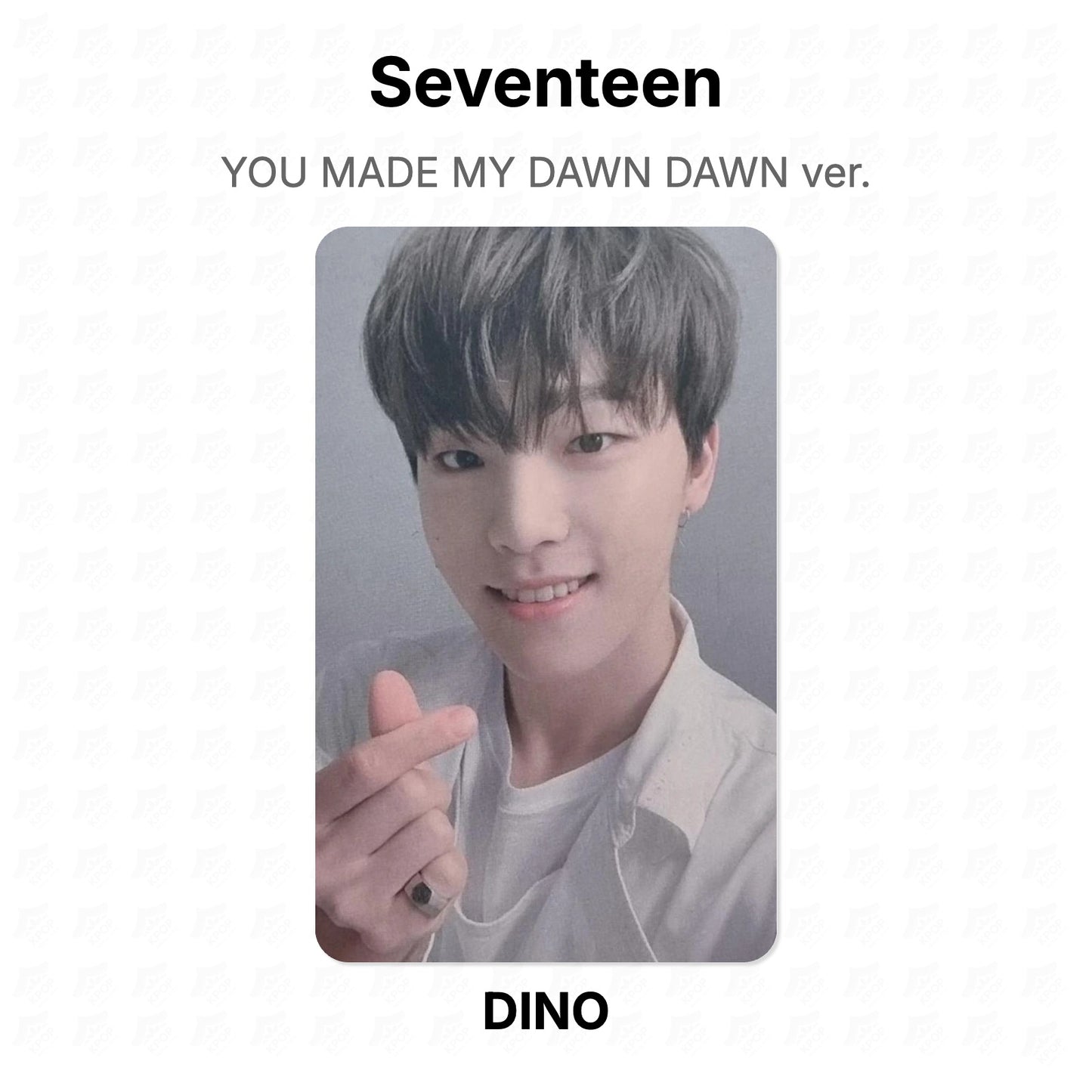 Seventeen YOU MADE MY DAWN DAWN ver. Official Photocard