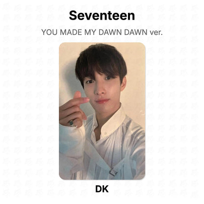 Seventeen YOU MADE MY DAWN DAWN ver. Official Photocard