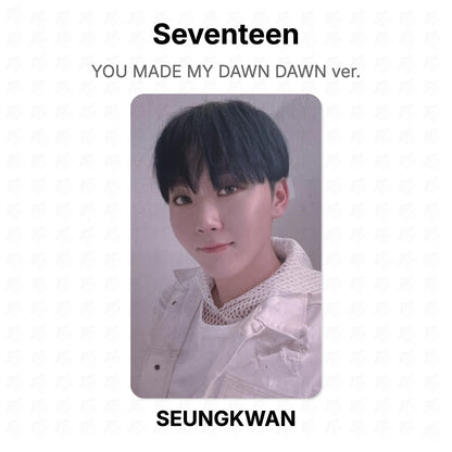 Seventeen YOU MADE MY DAWN DAWN ver. Official Photocard