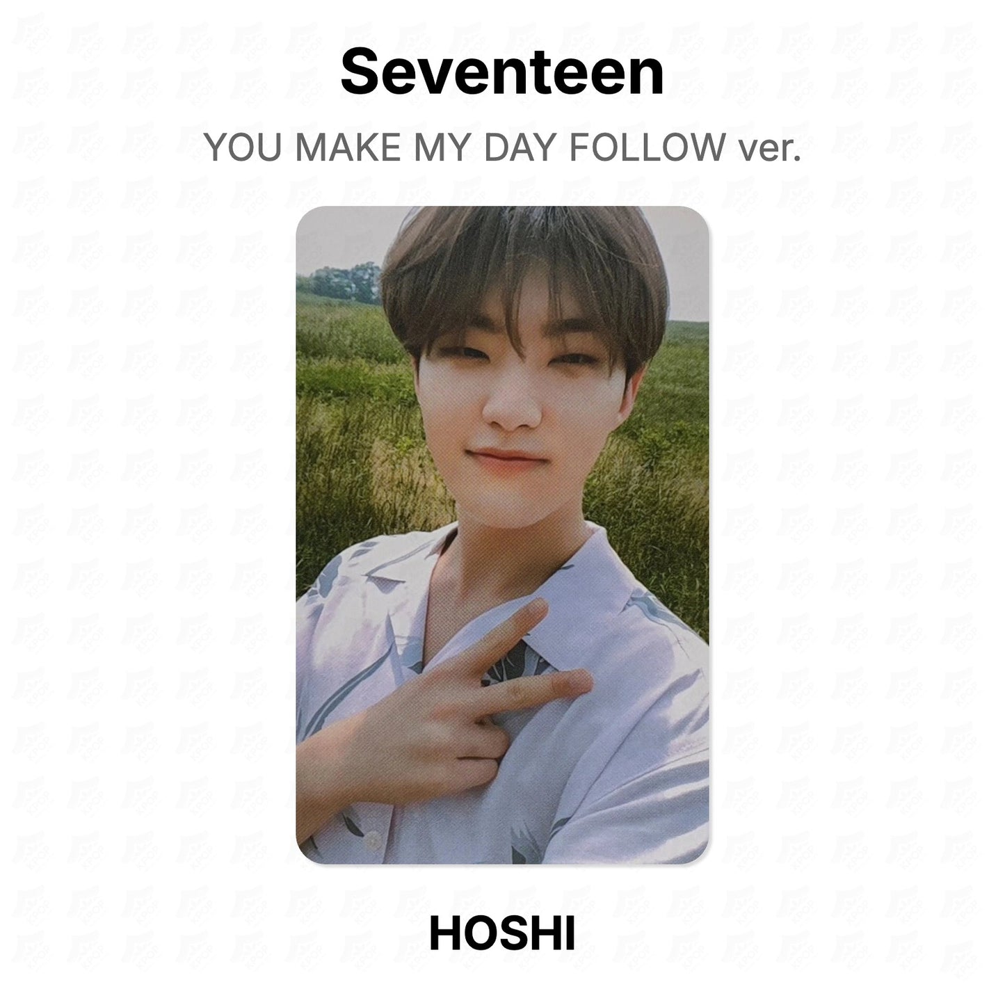 Seventeen YOU MAKE MY DAY FOLLOW ver. Official Photocard