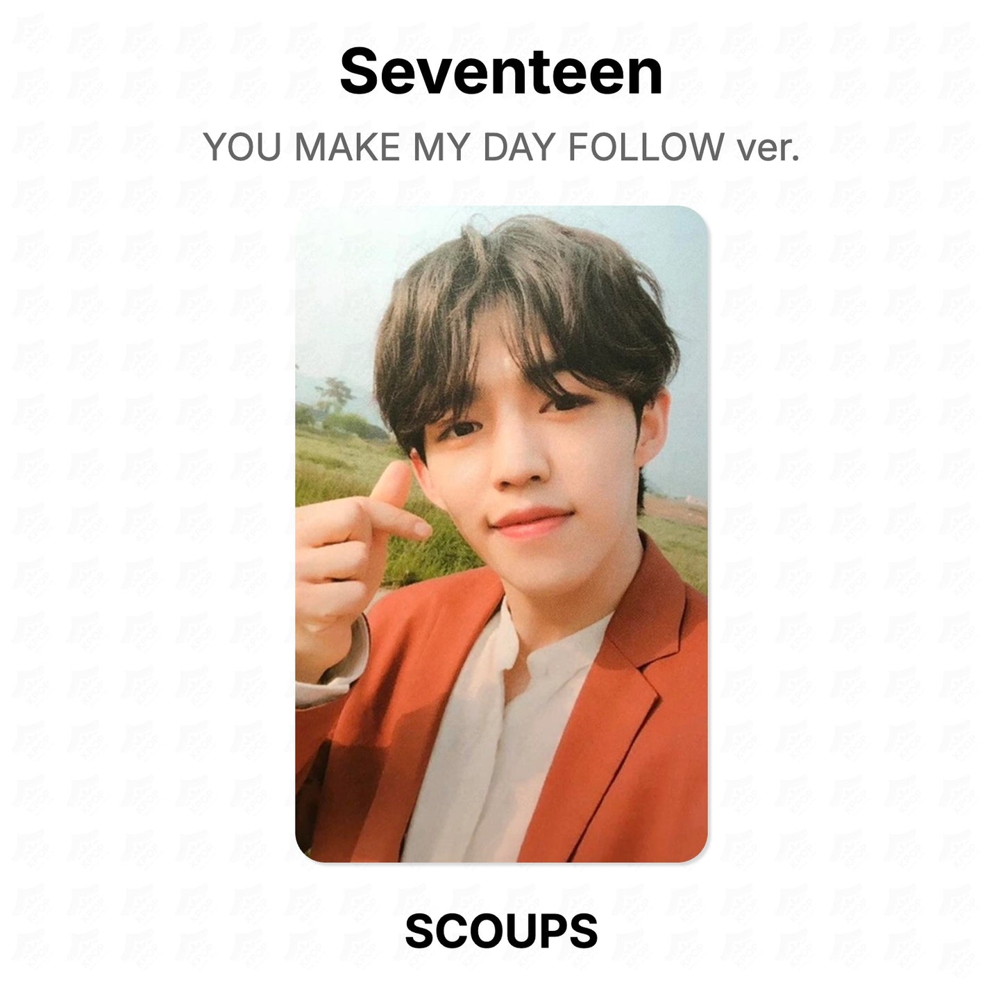 Seventeen YOU MAKE MY DAY FOLLOW ver. Official Photocard