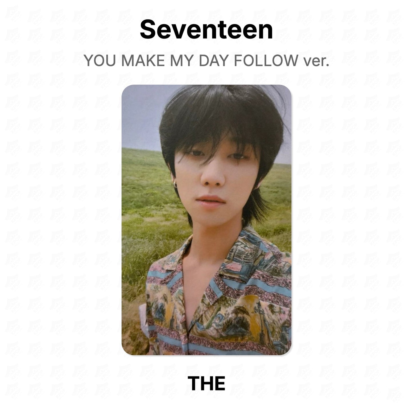 Seventeen YOU MAKE MY DAY FOLLOW ver. Official Photocard