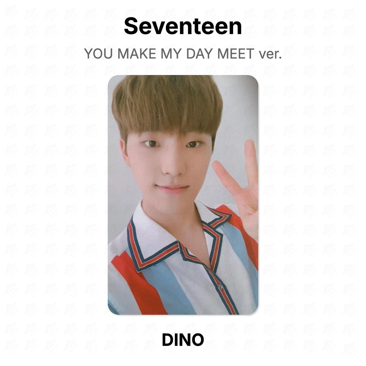 Seventeen YOU MAKE MY DAY MEET ver. Offizielle Photocard