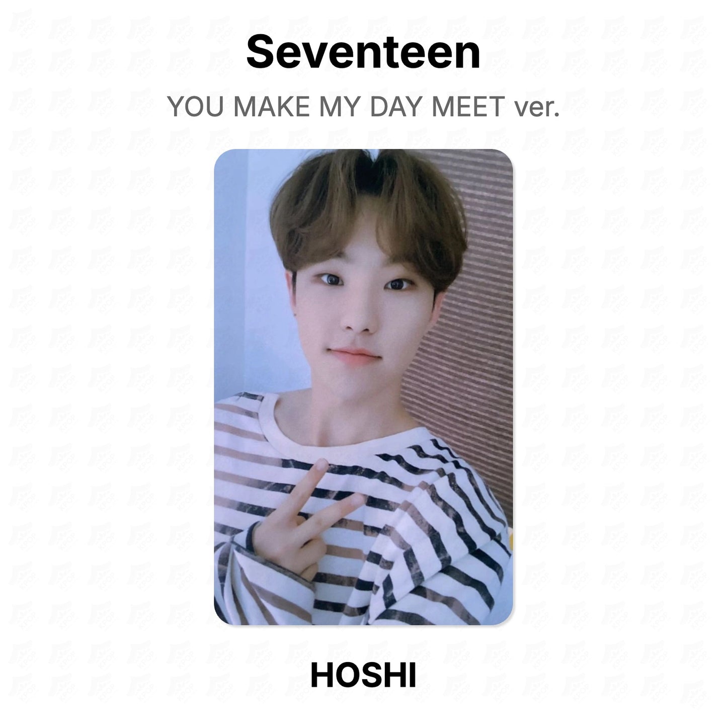 Seventeen YOU MAKE MY DAY MEET ver. Offizielle Photocard