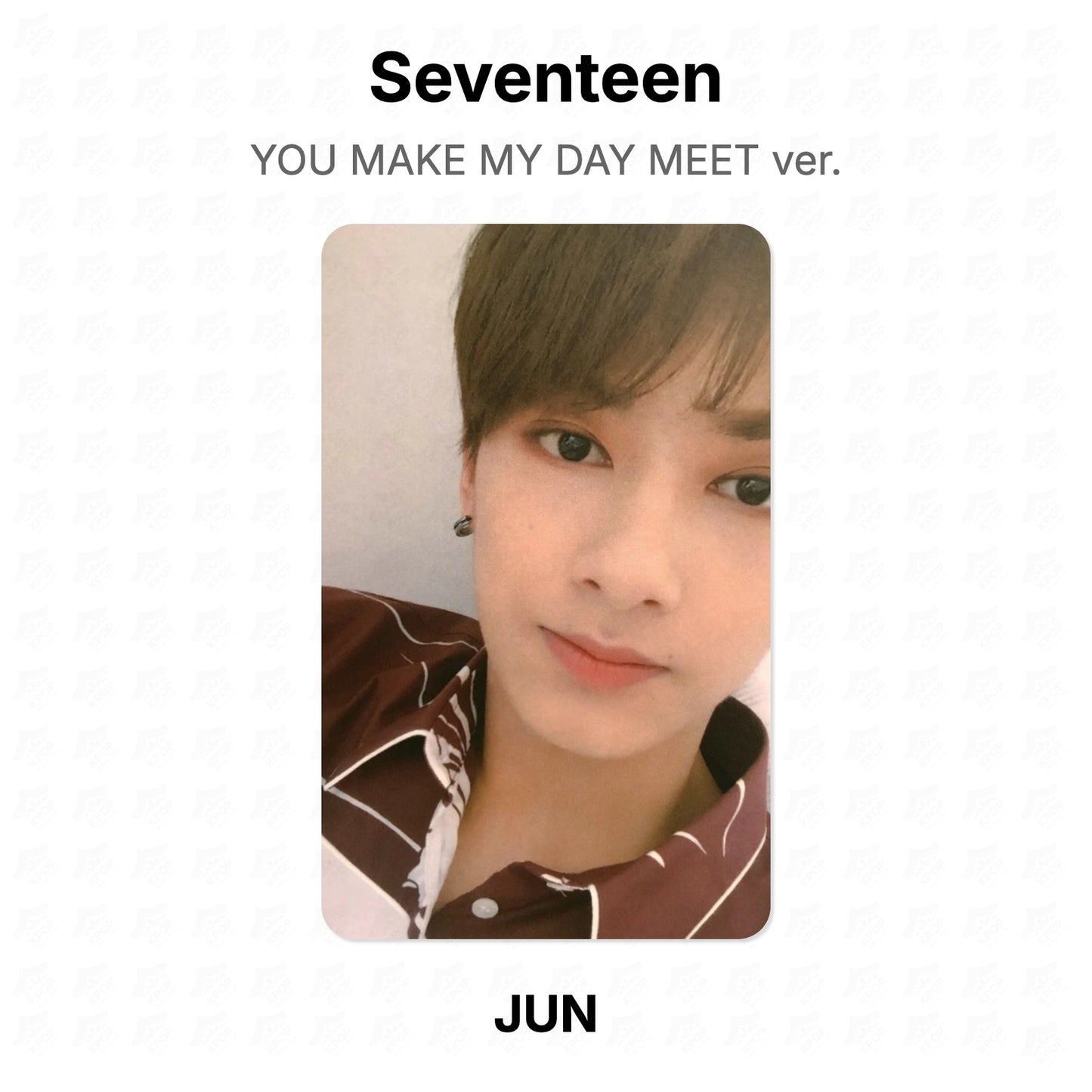 Seventeen YOU MAKE MY DAY MEET ver. Offizielle Photocard