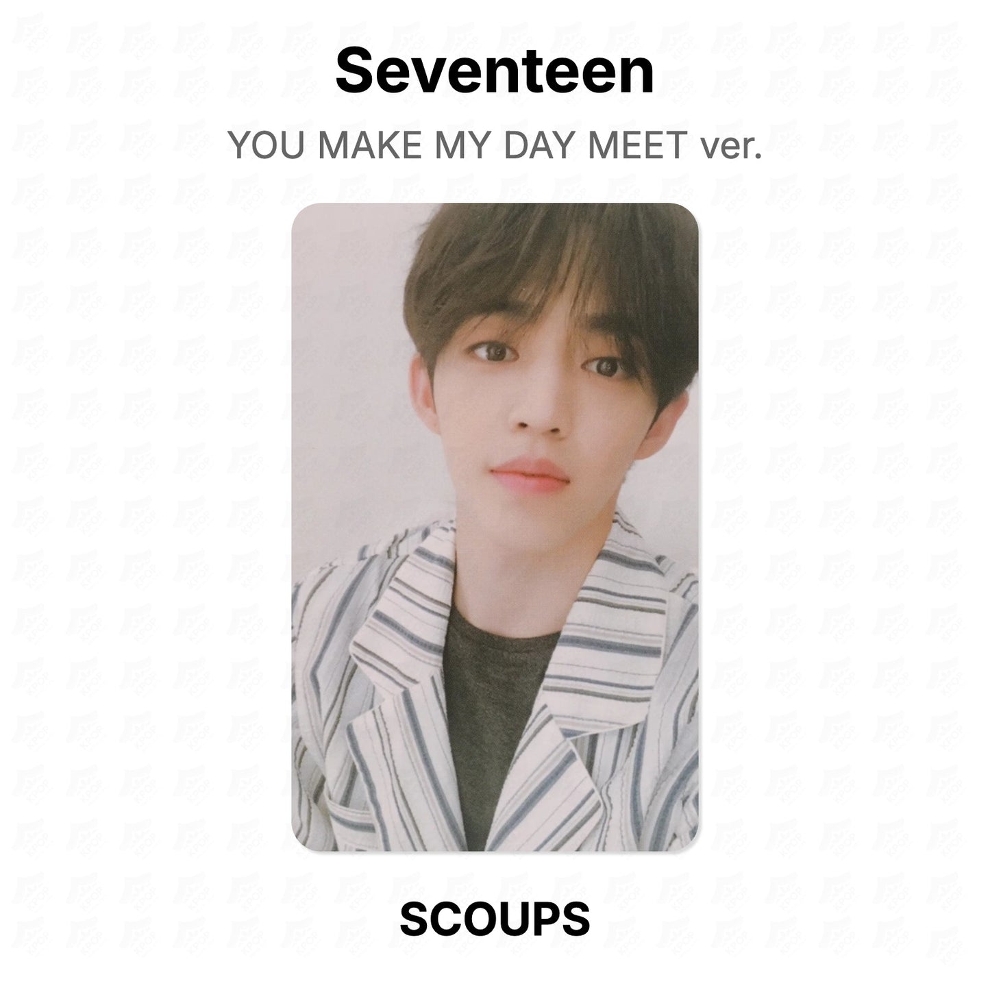 Seventeen YOU MAKE MY DAY MEET ver. Offizielle Photocard