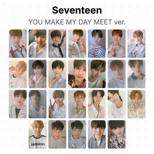 Seventeen YOU MAKE MY DAY MEET ver. Official Photocard