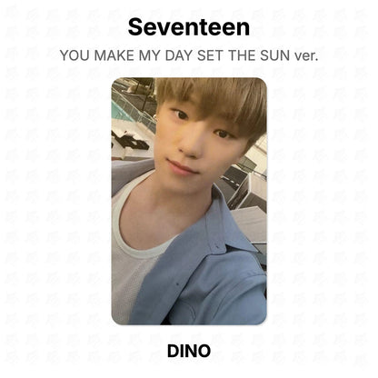 Seventeen YOU MAKE MY DAY SET THE SUN ver. photocard oficial