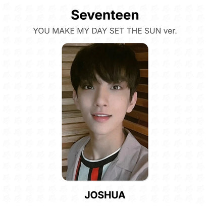 Seventeen YOU MAKE MY DAY SET THE SUN ver. photocard oficial