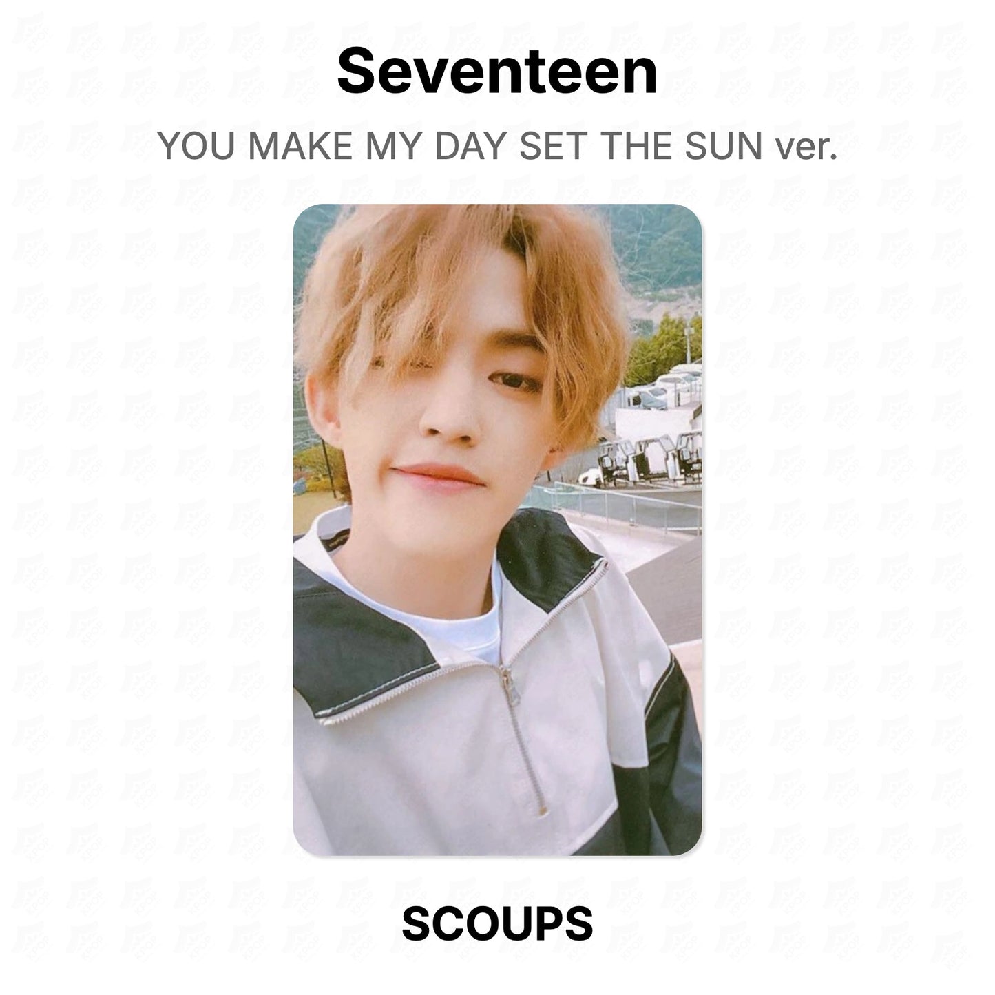 Seventeen YOU MAKE MY DAY SET THE SUN ver. photocard oficial