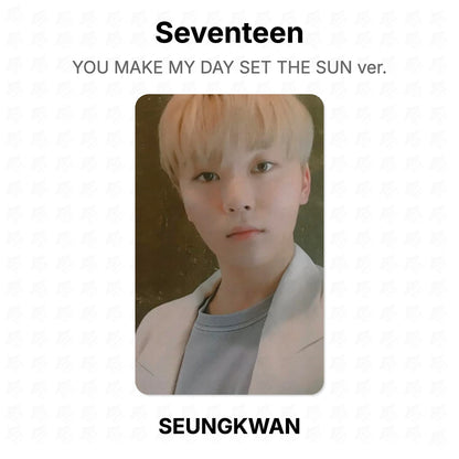 Seventeen YOU MAKE MY DAY SET THE SUN ver. photocard oficial