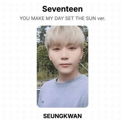 Seventeen YOU MAKE MY DAY SET THE SUN ver. photocard oficial