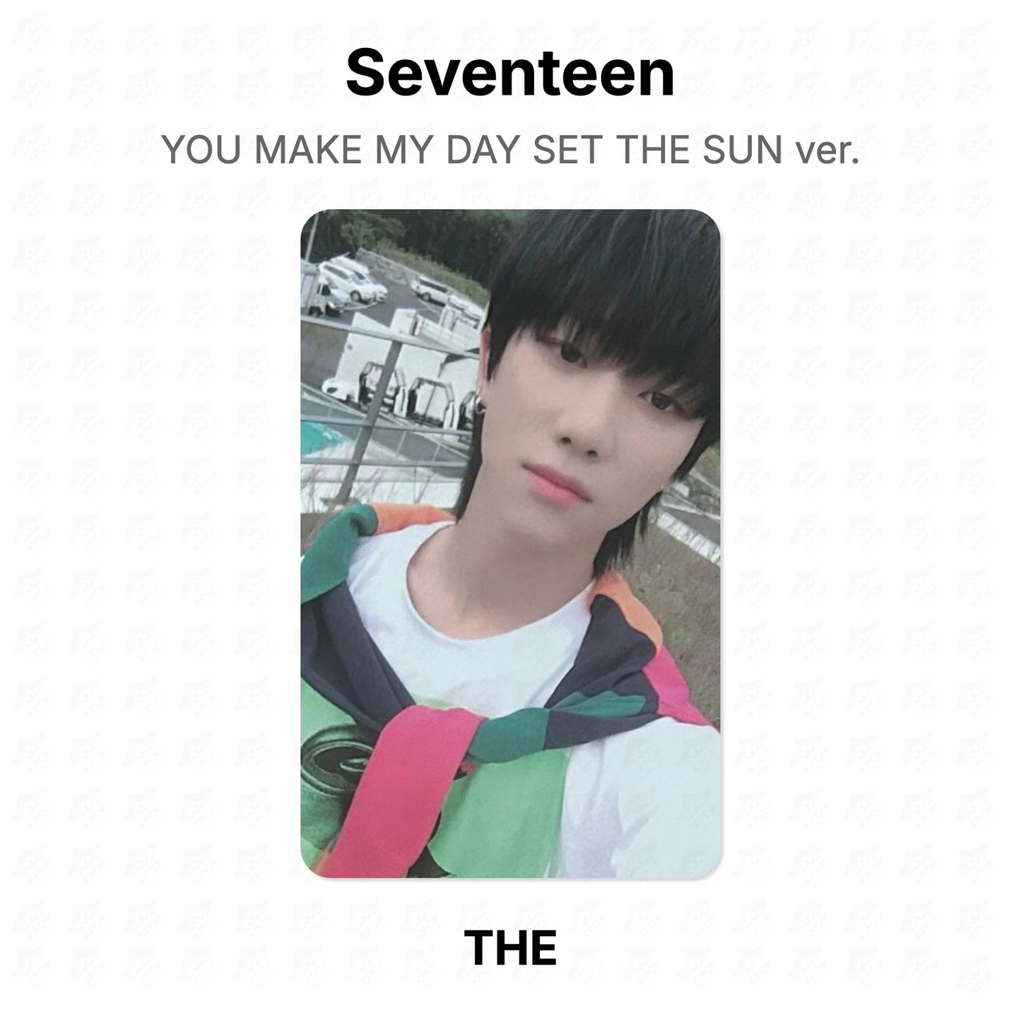 Seventeen YOU MAKE MY DAY SET THE SUN ver. photocard oficial