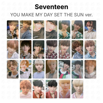 Seventeen YOU MAKE MY DAY SET THE SUN ver. photocard oficial