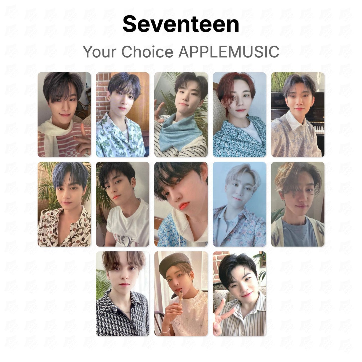 Seventeen Your Choice APPLEMUSIC Official Photocard