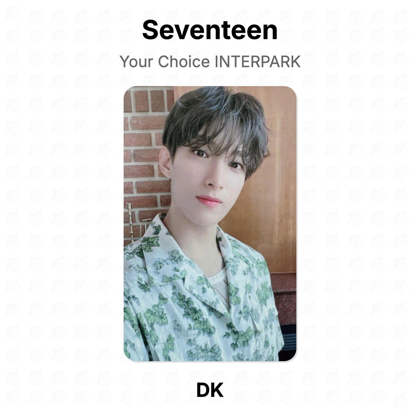 Seventeen Your Choice INTERPARK Official Photocard