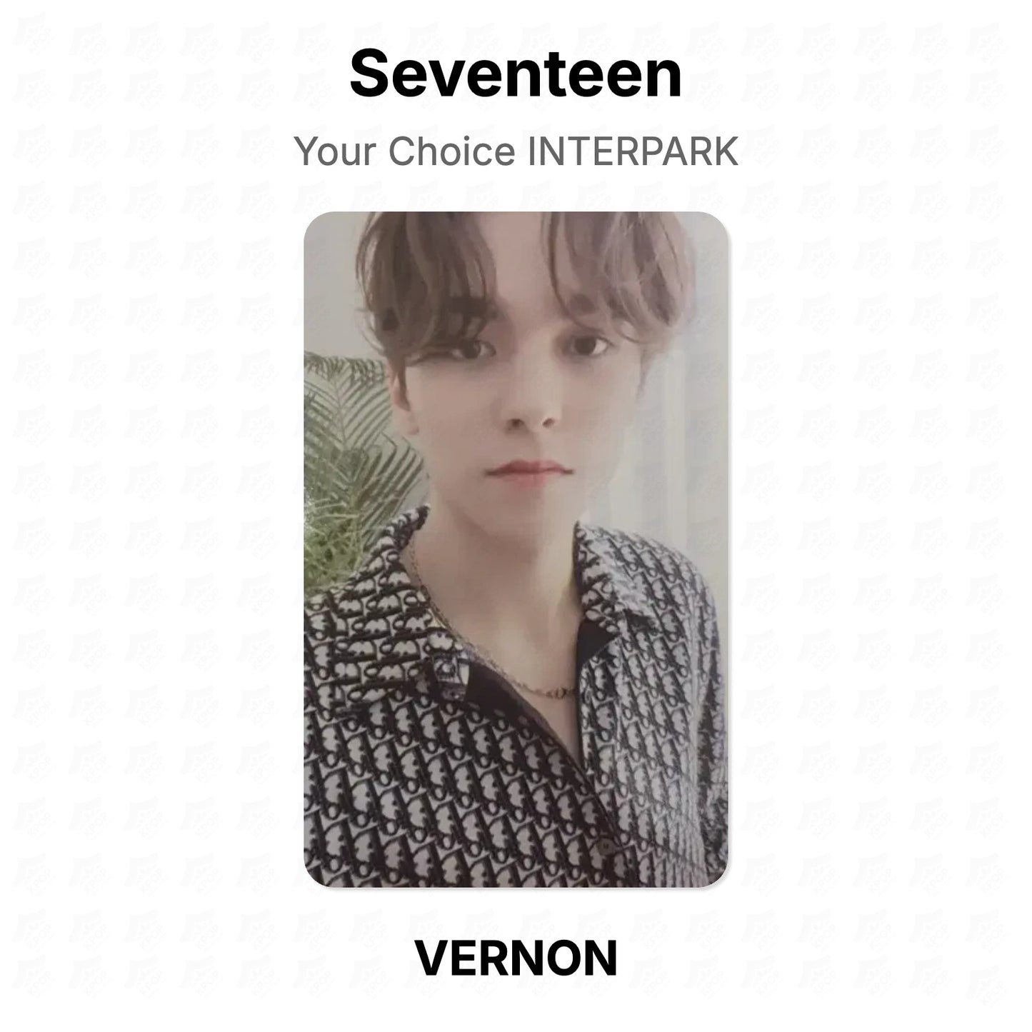 Seventeen Your Choice INTERPARK Official Photocard