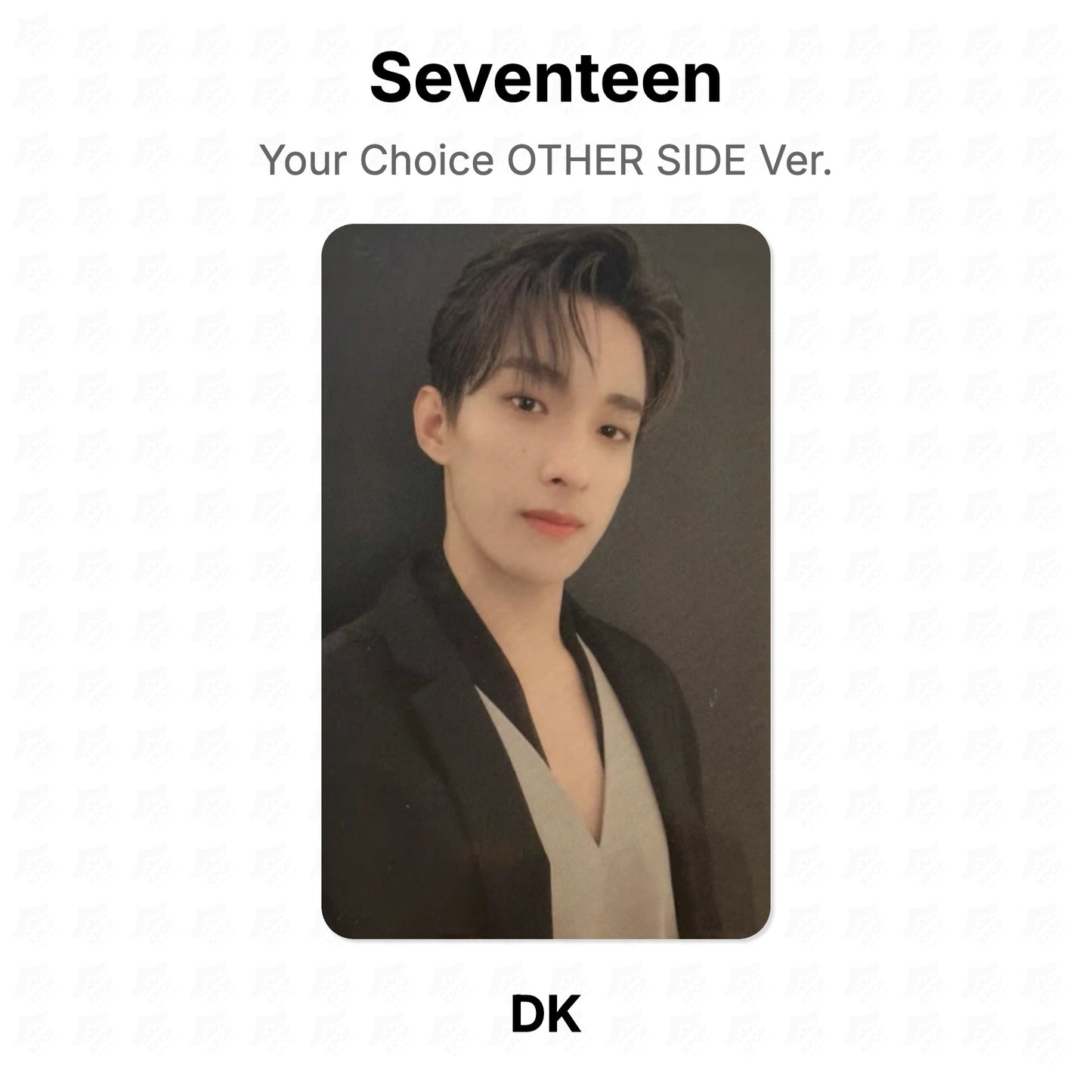 Seventeen Your Choice OTHER SIDE Ver. Official Photocard