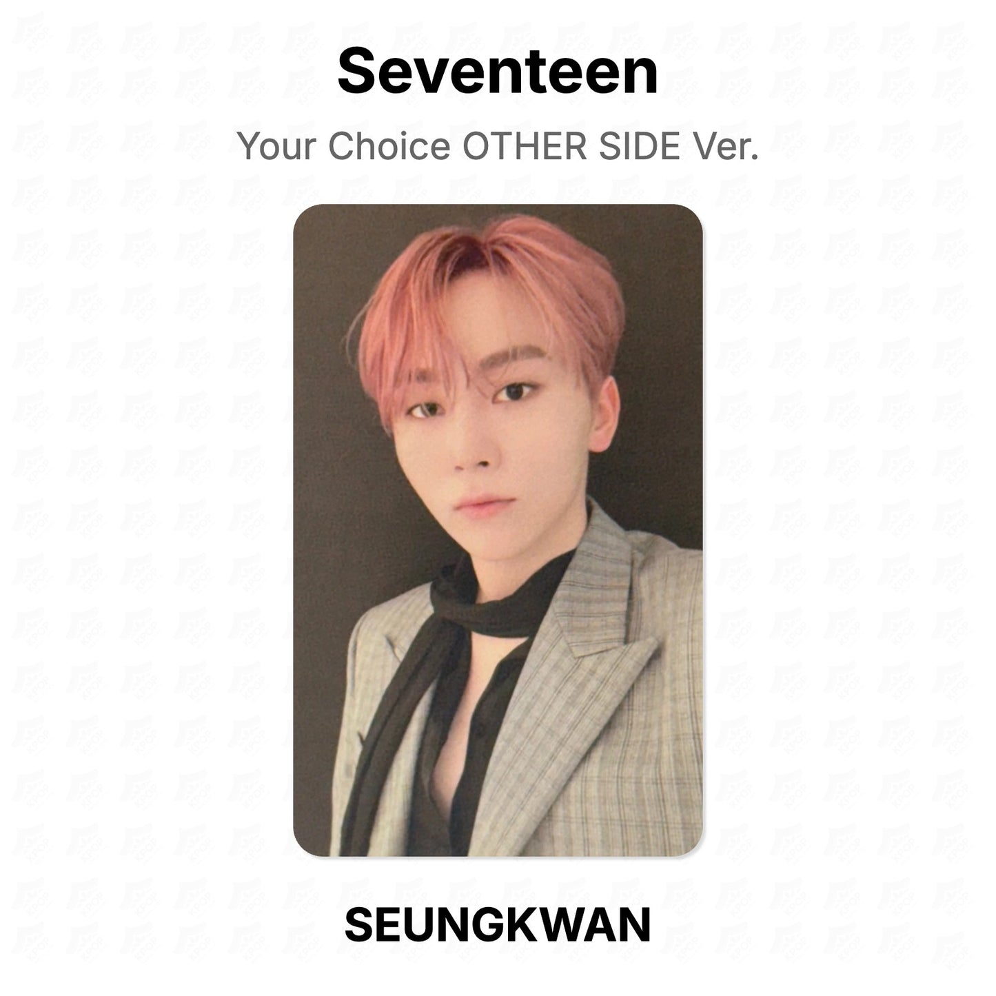 Seventeen Your Choice OTHER SIDE Ver. Official Photocard