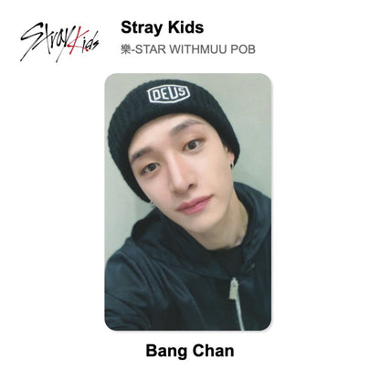 Stray Kids ROCK(樂)-STAR WITHMUU photocard oficial