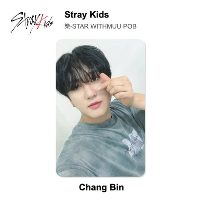 Stray Kids ROCK(樂)-STAR WITHMUU photocard oficial