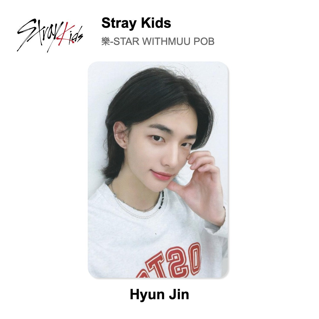 Stray Kids ROCK(樂)-STAR WITHMUU photocard oficial