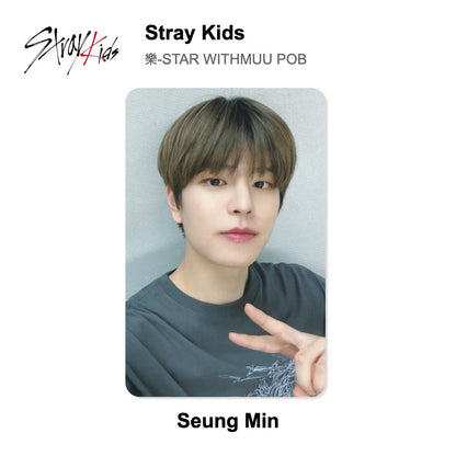Stray Kids ROCK(樂)-STAR WITHMUU photocard oficial