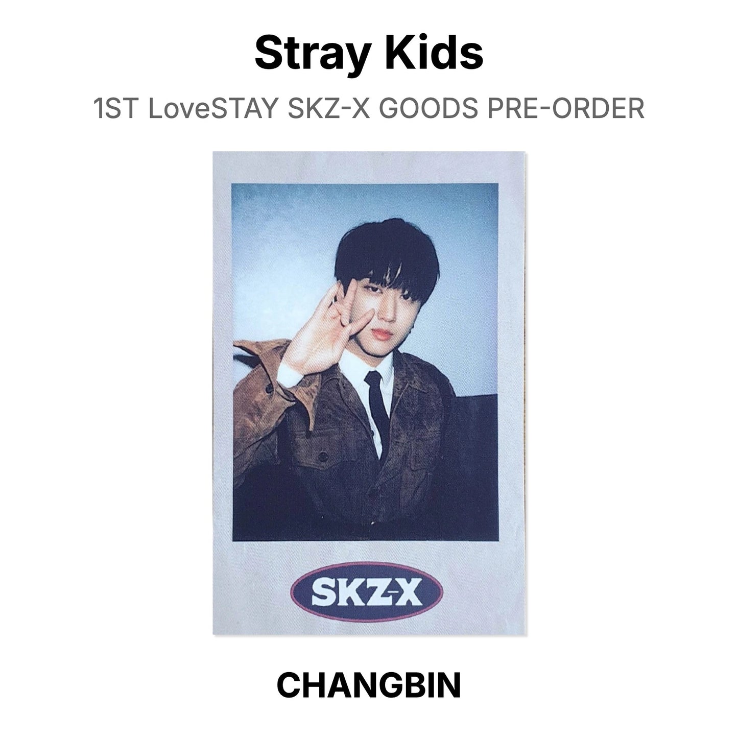 Stray Kids 1ST LoveSTAY SKZ-X GOODS PRE-ORDER Official Photocard
