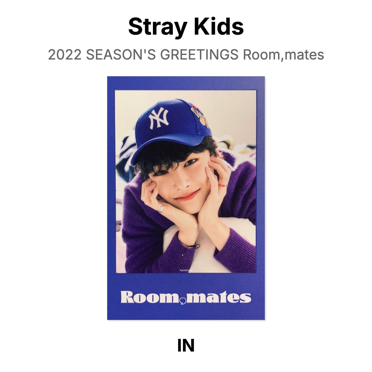 Stray Kids 2022 SEASON'S GREETINGS Room,mates Official Photocard