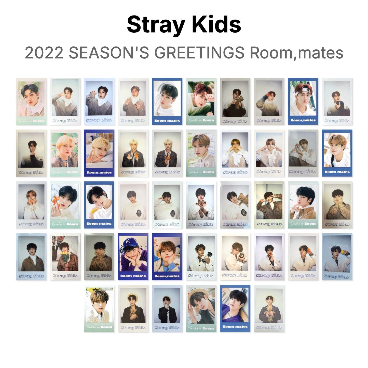 Stray Kids 2022 SEASON'S GREETINGS Room,mates Official Photocard